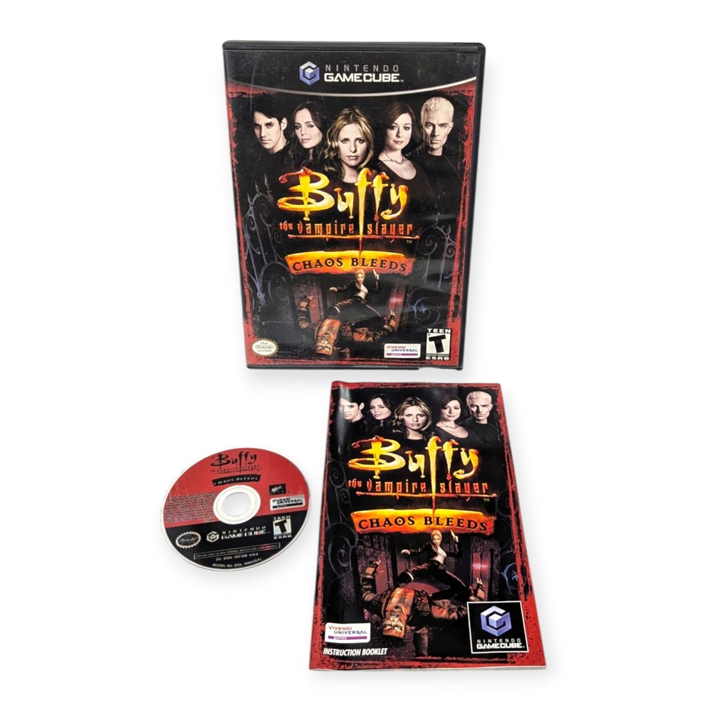 Buffy the Vampire Slayer Chaos Bleeds Nintendo GameCube CIB 2003 Vivendi GC